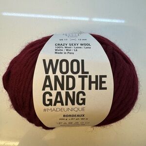 Wool and the Gang - crazy sexy wool in Bordeaux - 1 ball